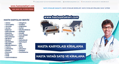 Desktop Screenshot of hastayataklari.com